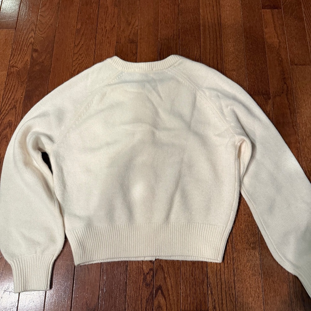 Aritzia Wilfred Essential Wool Cashmere London Cardigan Sz XS - Picture 2 of 5